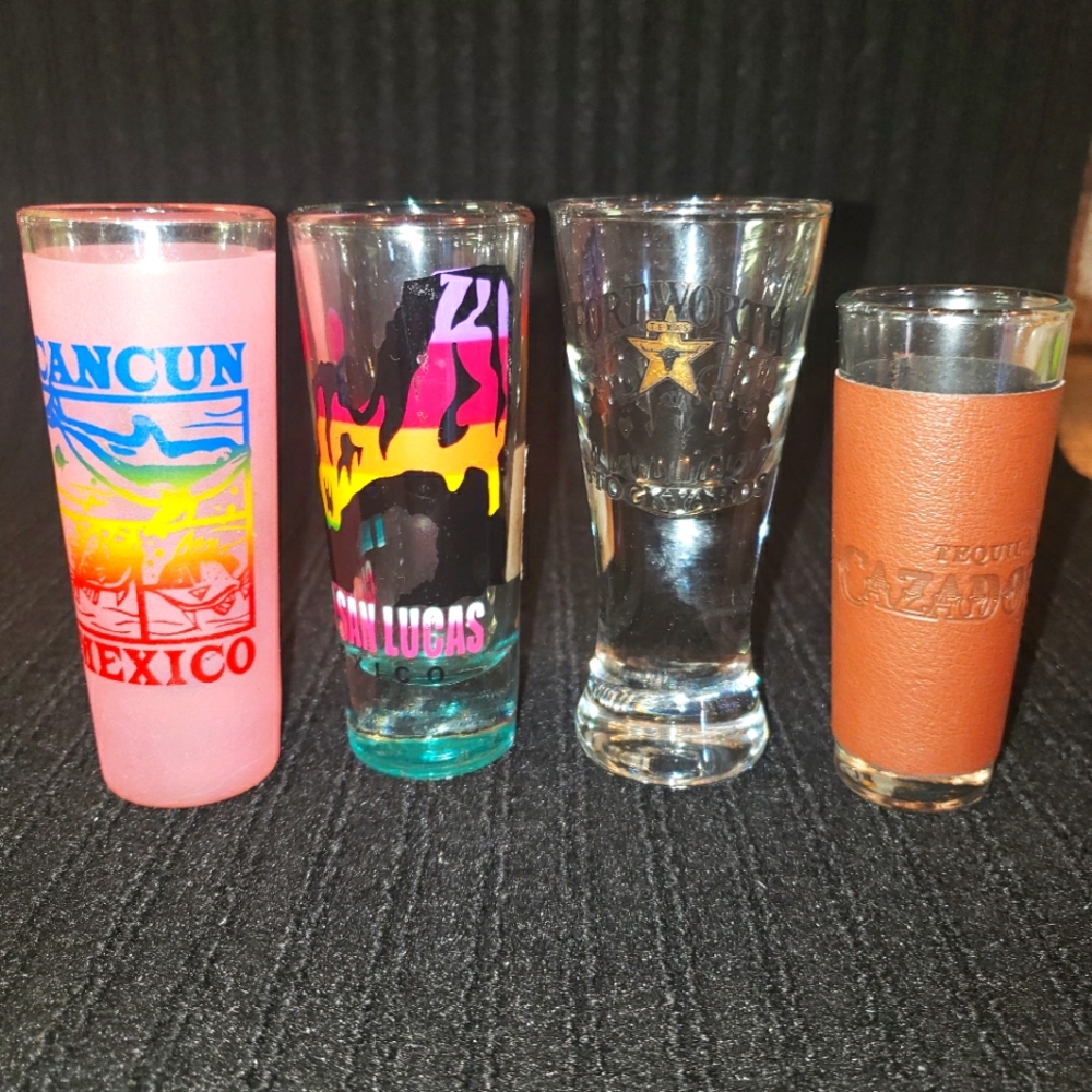 Tourist Mexican Souvenir Shot Glasses
